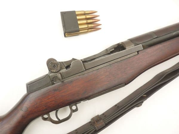 Deactivated American M1 Garand semi-automatic rifle, 1942 manufacture, 1966 barrel, old spec **SOLD*