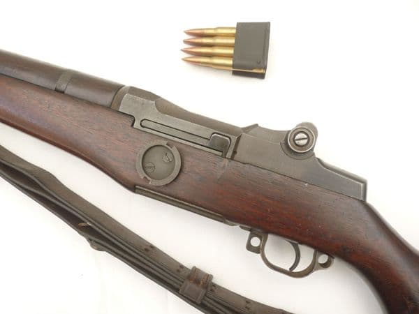 Deactivated American M1 Garand semi-automatic rifle, 1942 manufacture, 1966 barrel, old spec **SOLD*
