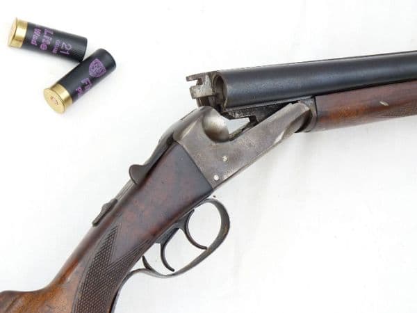 Deactivated American Stevens model 5100 boxlock 12-bore shotgun  **SOLD**