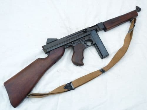 Deactivated American Thompson M1 .45 cal smg c/w genuine sling  **SOLD**