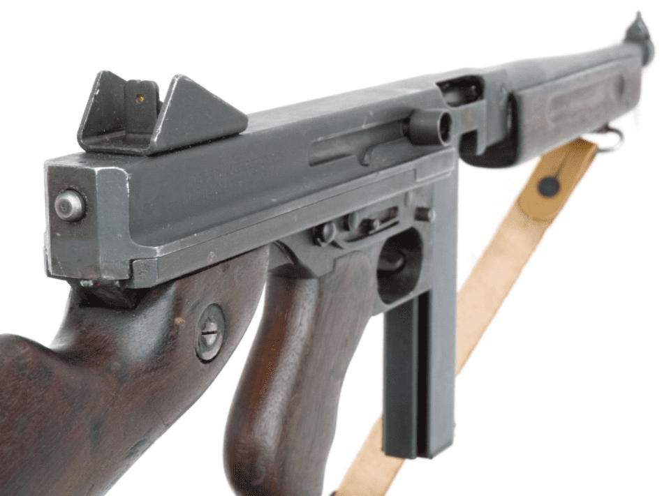Deactivated American Thompson M1A1 45 cal smg sliding cocking handle SOLD