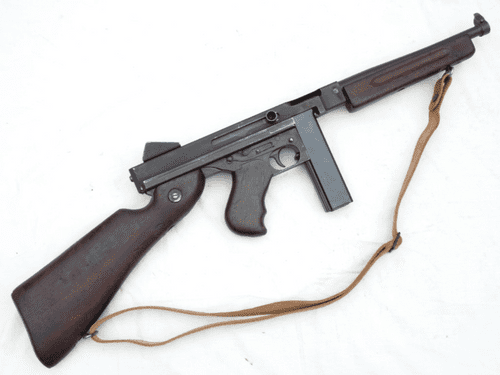Deactivated American Thompson  M1A1 .45 cal smg, sliding cocking handle **SOLD**
