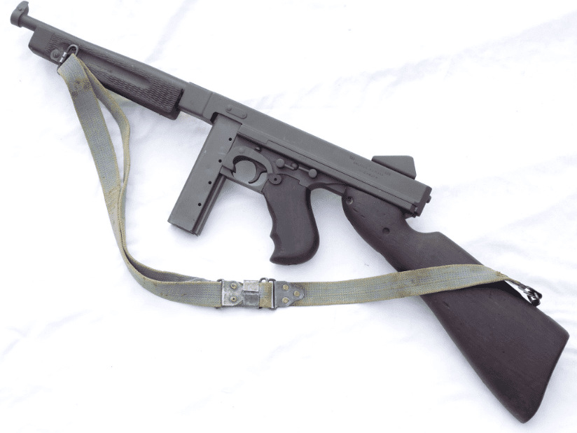 Deactivated American Thompson M1A1 submachine-gun early spec SOLD