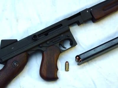Deactivated American Thompson M1A1 submachine-gun early spec SOLD