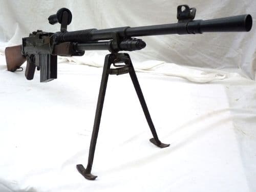 Deactivated Belgian FN model D .30 cal light machine-gun  **SOLD**