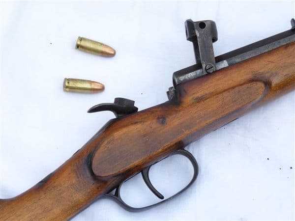 Deactivated Belgian made 9mm caliber vermin hammer shotgun  **SOLD**
