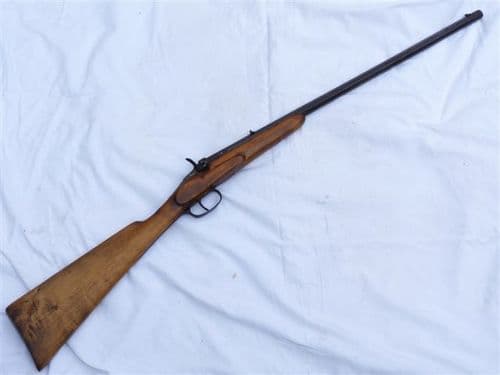 Deactivated Belgian made 9mm caliber vermin hammer shotgun  **SOLD**