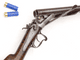 Deactivated Belgian Masu Brothers 16-bore hammer shotgun **SOLD**