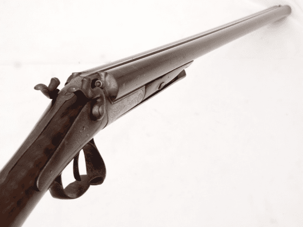 Deactivated Belgian Masu Brothers 16-bore hammer shotgun **SOLD**