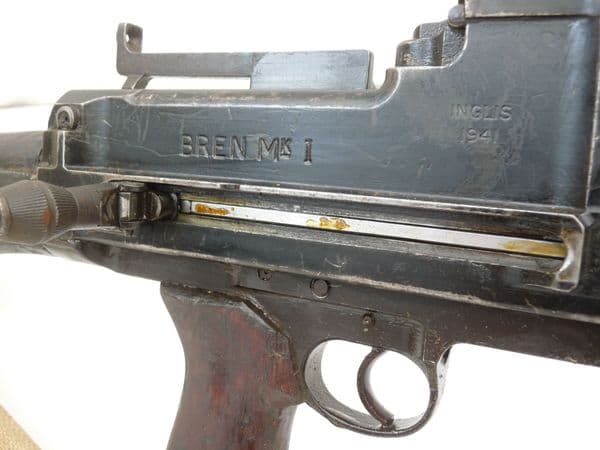 Deactivated  Bren Mk1, Inglis made dated 1941, rare double dovetail