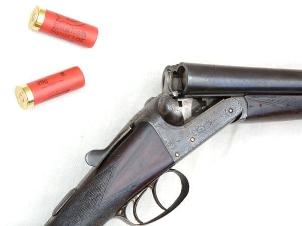 Deactivated British C. Hall  12-bore boxlock shotgun **SOLD**
