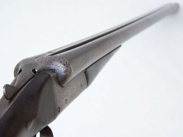 Deactivated British Frederick Hadfield 12-bore boxlock shotgun  **SOLD**