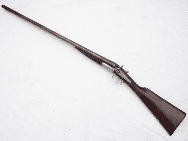 Deactivated British Lloyd & Son 12-bore hammer shotgun  **SOLD**