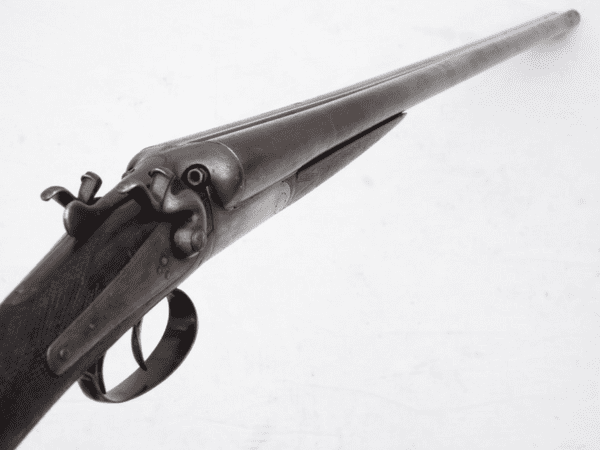 Deactivated British Lloyd & Son 12-bore hammer shotgun  **SOLD**