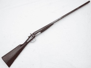 Deactivated British Lloyd & Son 12-bore hammer shotgun  **SOLD**