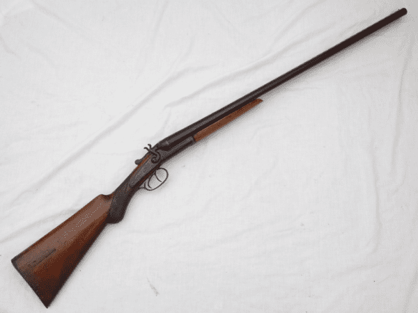 Deactivated British made 12-bore hammer shotgun **SOLD**