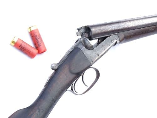 Deactivated British made Army & Navy 12-bore boxlock double-barrelled shotgun  **SOLD**