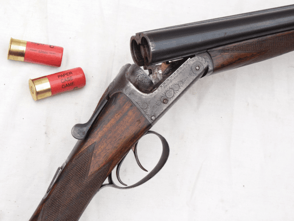 Deactivated British made Charles Osborne boxlock 12-bore shotgun  **SOLD**