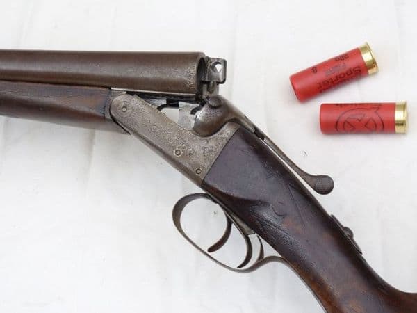 Deactivated British R. W. Bloxham 12-bore boxlock shotgun  **SOLD**