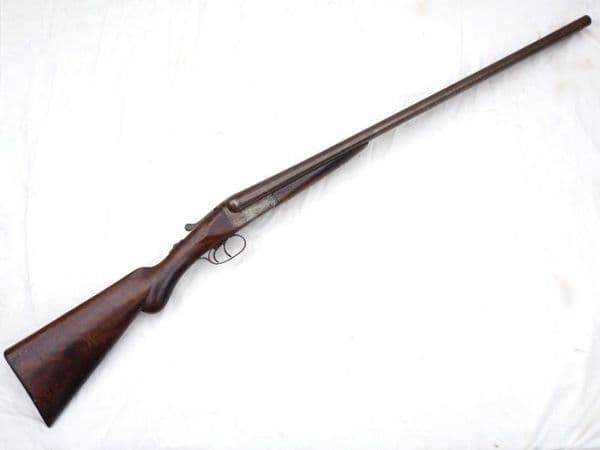 Deactivated British R. W. Bloxham 12-bore boxlock shotgun **SOLD**