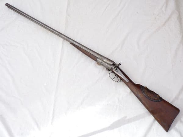 Deactivated British Thomas Turner 12-bore hammer shotgun  **SOLD**