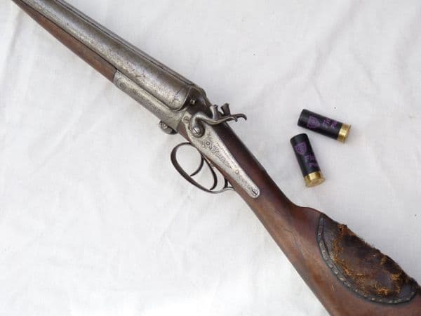 Deactivated British Thomas Turner 12-bore hammer shotgun  **SOLD**