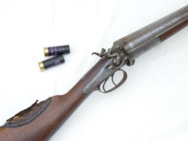 Deactivated British Thomas Turner 12-bore hammer shotgun  **SOLD**