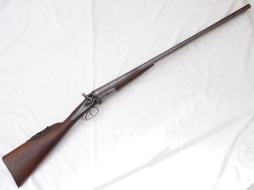 Deactivated British Thomas Turner 12-bore hammer shotgun  **SOLD**