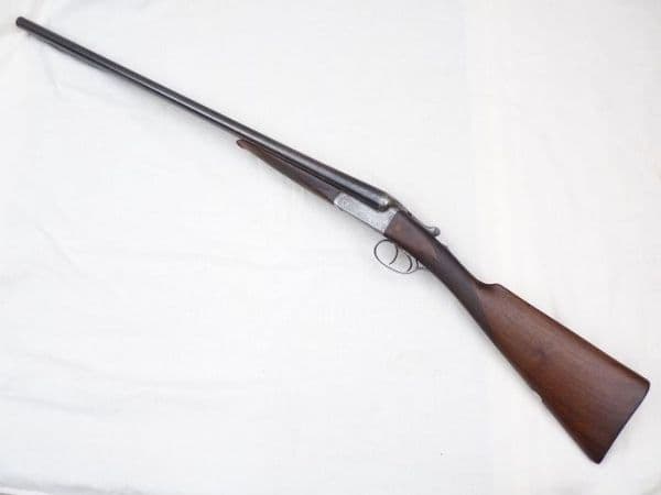 Deactivated British Whitehouse & Son  12-bore boxlock shotgun  **SOLD**