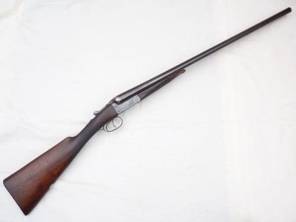 Deactivated British Whitehouse & Son  12-bore boxlock shotgun  **SOLD**