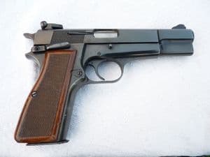 Deactivated Browning Hi-Power 9mm pistol, ambidextrous safety  **SOLD**