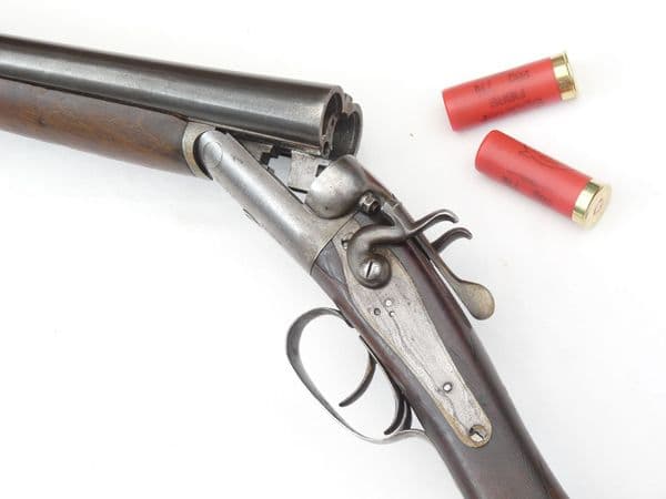 Deactivated Charles Francis 12-bore hammer shotgun **SOLD**