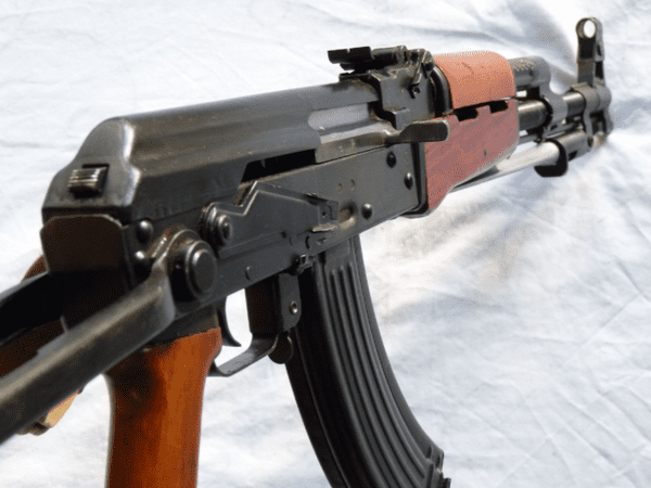 Deactivated Chinese Type 56 assault rifle with under-folding bayonet ...
