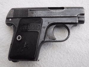 Deactivated Colt Model 1908 Vest Pocket Hammerless .25 ACP  **SOLD**