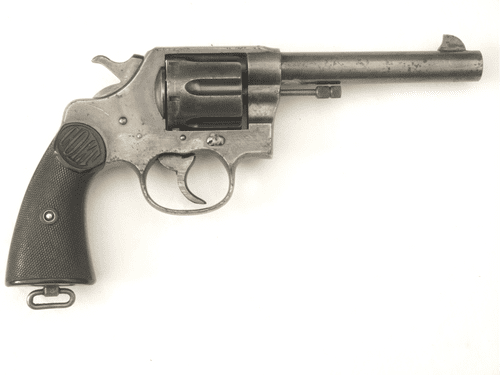Deactivated Colt New Service .455 revolver, early EU spec