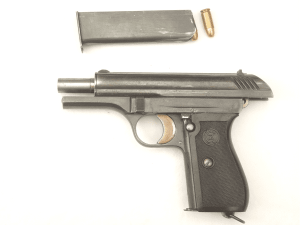 Deactivated Czech CZ vz. 27, 1938 dated, Nazi marked with holster, early spec