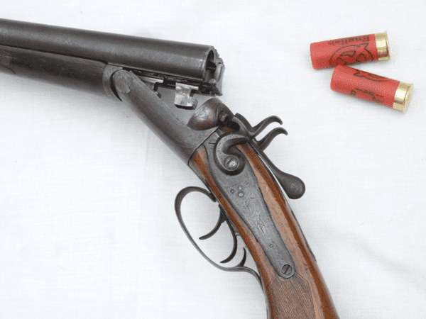 Deactivated D. Egg 12-bore hammer shotgun **SOLD**