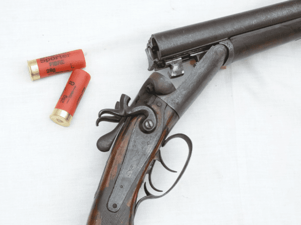 Deactivated D. Egg 12-bore hammer shotgun **SOLD**