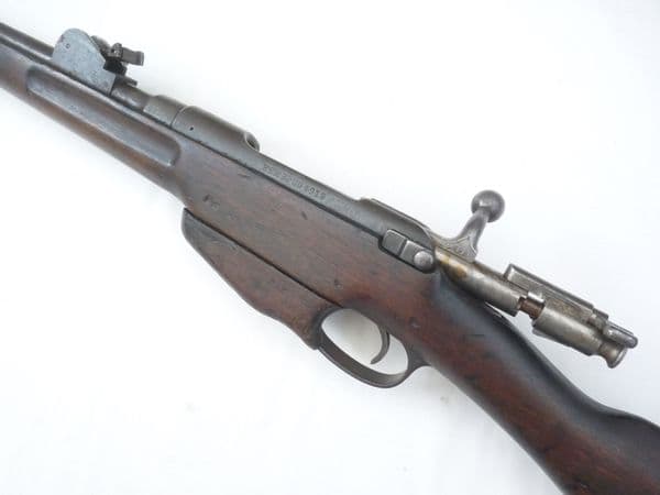 Deactivated Dutch Hembrug M95 cavalry carbine, 1919 dated, early spec