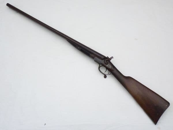 Deactivated  E.M.Reilly & Co. 12-bore hammer shotgun **SOLD**