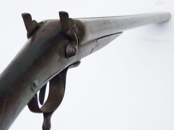 Deactivated F. Harrison & Co. 12-bore hammer shotgun **SOLD**