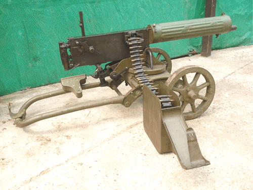 Deactivated Finnish Army Russian M1910 machine gun
