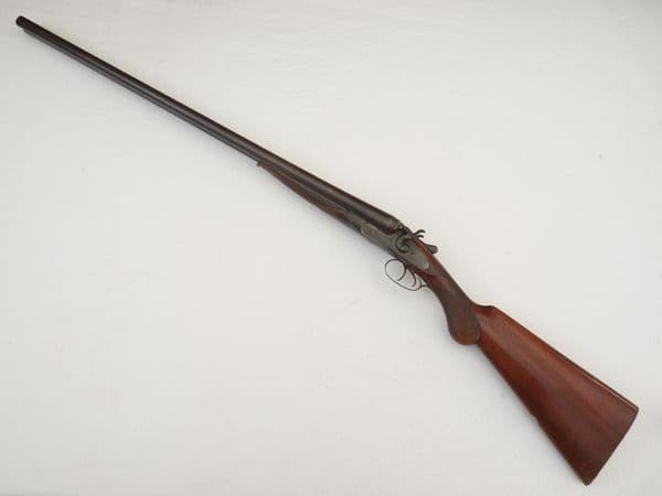 Deactivated Frederick Williams 12-bore hammer shotgun, early spec **SOLD**