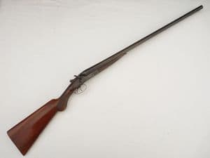 Deactivated Frederick Williams 12-bore hammer shotgun, early spec **SOLD**