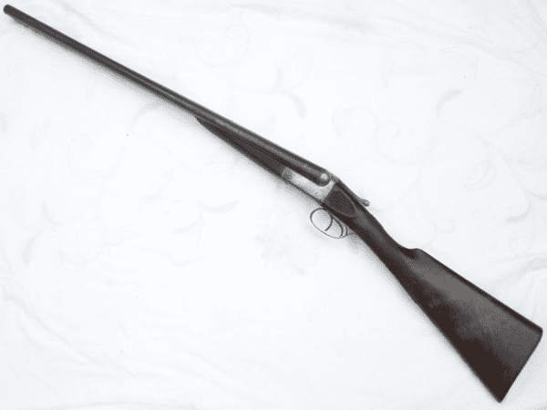 Deactivated G.E. Lewis 12-bore boxlock shotgun  **SOLD**