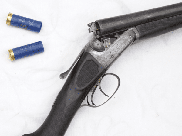 Deactivated G.E. Lewis 12-bore boxlock shotgun  **SOLD**