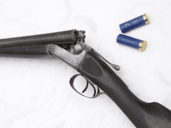 Deactivated G.E. Lewis 12-bore boxlock shotgun  **SOLD**
