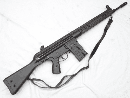 Deactivated German Heckler & Koch G3 FMP 7.62mm battle rifle, 1970 dated, sliding cocking handle.  **SOLD**