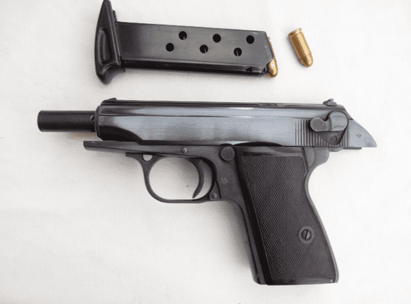 Deactivated German Hege Waffen AP66 semi-automatic pistol in .380 caliber  **SOLD**