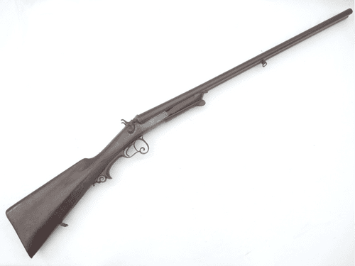 Deactivated German made 12-bore hammer shotgun, underlever breaking, early spec **SOLD**